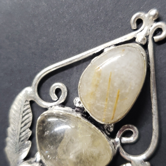 Rutile Quartz Necklace - Picture 3 of 6